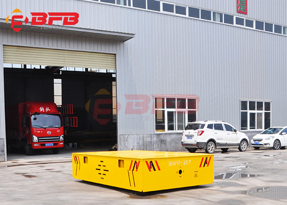 15T Epoxy Flooring Trackless Transfer Cart Battery Operated