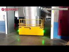 Dostosowany 10-tonowy bezśladowy wózek transportowy, inteligentne wózki transportowe do użytku fabrycznego