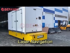 Ciężki ładunek 15-tonowy wózek bez torów, elektryczny, silnikowy, kierowalny wózek przenośny