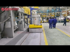 Wózek do transportu szyn rolkowych, wózek transportowy zasilany bateryjnie