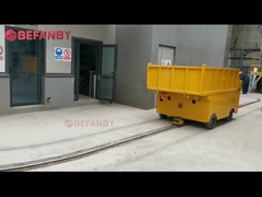Automatyczny elektryczny wózek transportowy z pojedynczym torem, wózek do transportu szyn wspinaczkowych