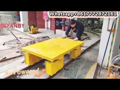 Ręcznie pchany wózek kolejowy, długoletni wózek fabryczny