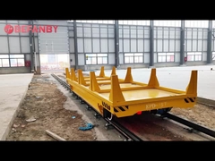 Pociągiem obsługiwane fabryczne wózki transportowe,izolowane koła wózek elektryczny