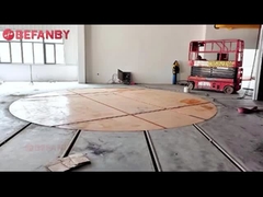 Dostosowany obrotowy wózek obrotowy 360°, wielofunkcyjny elektryczny wózek transportowy