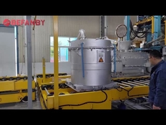 Wózek transportowy do fabryki szyn kolejowych Heavy Duty, Inteligentne wózki transportowe AGV