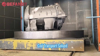 Wózek transportowy o dużej nośności 80 ton, elastyczny, wielokierunkowy, elektryczny wózek transportowy z dokiem