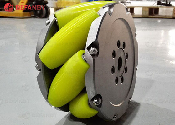 6 Inch 600kg Load PU Mecanum Wheels for AGV and Omnidirectional Applications
