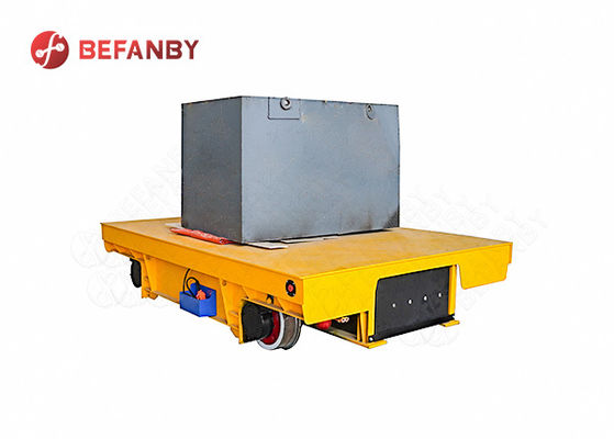 Heavy Load Optional DC Motor Coil Electrical Track Transfer Cart