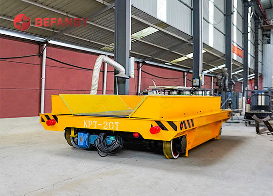 20 Tonne Steel Tube Factory With V Frame Rail Transfer Carts