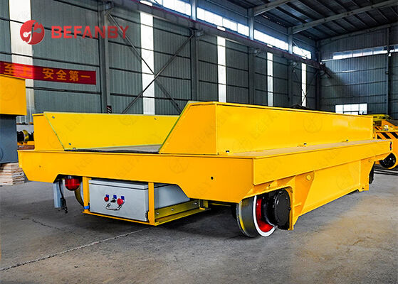 Professional Battery Operated Rail Transfer Cart with V Frame and Customized Load Capacity