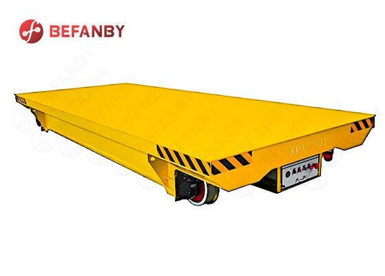 30 Ton Capacity Battery Transfer Cart with Cast Steel Wheels and Battery Operated Power