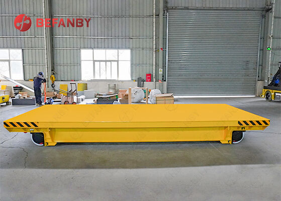 30 Ton Capacity Battery Transfer Cart with Cast Steel Wheels and Battery Operated Power