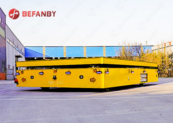 Professional 15T Load Capacity Hydraulic Lift Transfer Cart with Wireless Remote Control and Hydraulic Lifting System