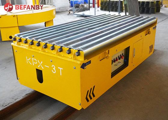 Steel Plate Transfer Battery Operated Electric Rail Cart