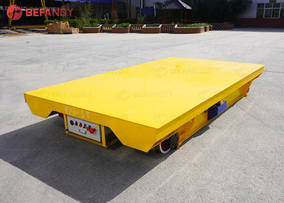 Billet Factory Battery Motorized Rail Transfer Cart 100 Tons