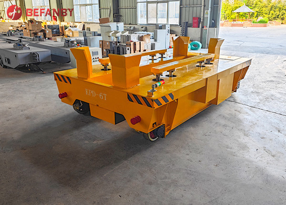 Customized 6t With Hydrulic Lift Low Voltage Rail Transfer Carts