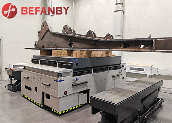 Napęd na dwa koła z urządzeniem podnoszącym do bezszynowego wózka transportowego w fabryce