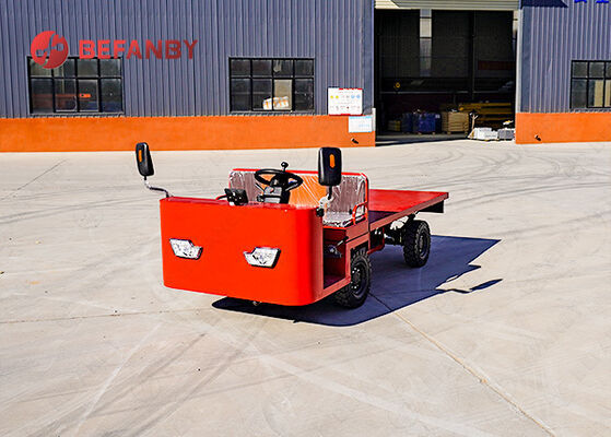 Unlimted Running Distance Trackless Transfer Cart With Steering Wheel