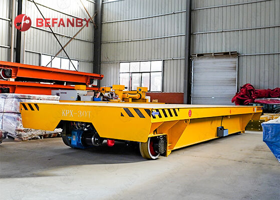 Wózek do transportu szyn akumulatorowych 30T dla fabryki transportu materiałów