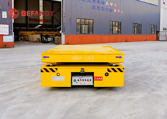 Wózek transportowy bezszynowy zasilany akumulatorowo, wytrzymały, 35T, z funkcją podnoszenia hydraulicznego