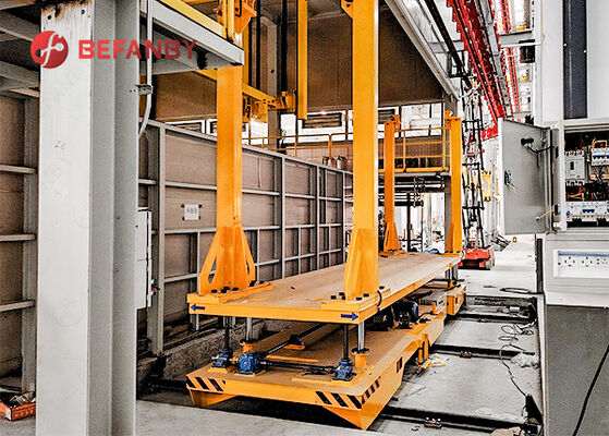 25 Tonne  Cable Reel Operated Transfer Cart With Hydraulic Lift