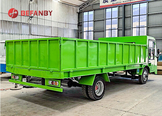Customized Tackless Material Transport Trolley With Steering Wheel / Zastosowany bezpłatny wózek transportowy z kierownicą