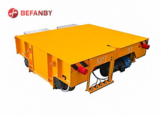 Customized Electrical Rail Transfer Carts With Cast Steel Wheel