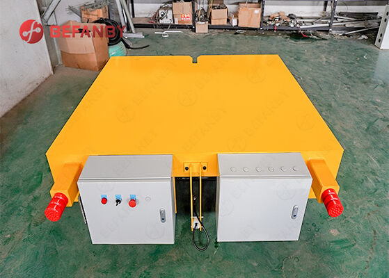 Customized Electrical Rail Transfer Carts With Cast Steel Wheel
