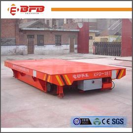 Handling On Rail Transfer Cart , Coil Transfer Cart Electric Transfer Vehicle With Warning Horn